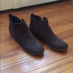 Grey booties